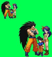 Raditz, Lunch and Ranch sprites akin to Super Extreme Butoden (by SXGodzilla)