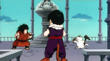 Yajirobe, Gohan and Korin