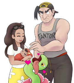 TANTOR and MR. STAKE and their newborn son Larenti