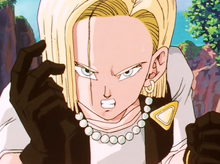 Android 18 angry