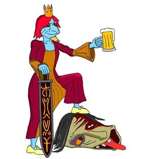 Dumplstiltskin drinks after a win Drunklstiltskin Bloodborne TFS Team Four Star