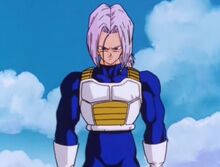 Future Trunks on the battlefield