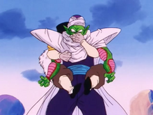 Piccolo grabbed by Android 20