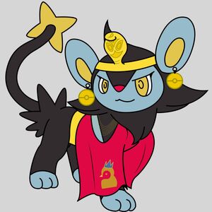 RYFUBA's Princess CLEO wearing a the Regal garb of House RAISIN TFS Team Four Star Pokemon Platinum NUZLOCKE