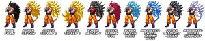 Raditz turned good forms and power up sprites (by Irongreekgaming) masakox tfs team four star dragon ball