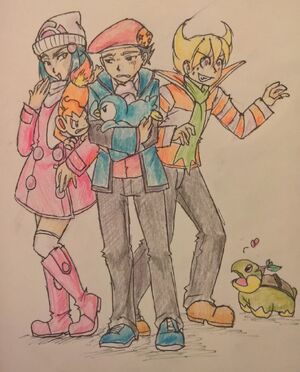 RYFUBA & RAISIN Dawn and DROKUMA Pokemon Platinum NUZLOCKE TFS Team Four Star