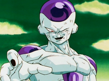 Freeza smiling after killing Krillin