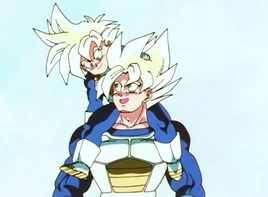 Gohan and Goku as Super Saiyans