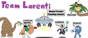 Team Larenti's Sito and Whirly Annual Precinct Punching Contest TFS Team Four Star Pokémon Moon NUZLOCKE