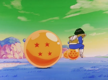 Gohan watching over the Dragon Balls