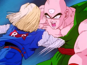 Future Tien vs Cyborg 18