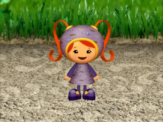 Falling rocks, mud puddle, and stinky skunks dress from Buster the Lost Dog