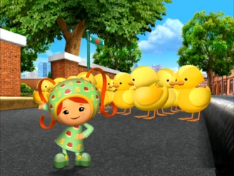 Siren and Duck dress from Umi Fire Truck