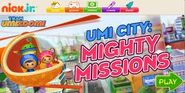 Umi City Mighty Missions Game Home Page