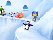 Sliding with penguins