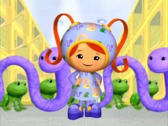 Snake, frog, and hamster wheel dress from Crazy Skates
