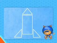 Rocketship blueprint from the intro