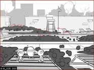 Animatic for the episode Meatball Madness
