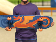 The dragon skateboard