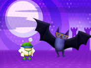 Bat with glasses