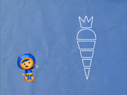 Carrot blueprint from Umi Egg Hunt