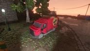 Charlie's Gardening Red Van
