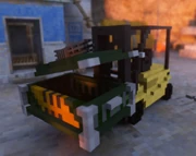 Minigun location in Elena's revenge. held by forklift