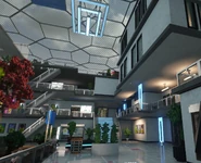 Evertides Mall from the perspective of the TV.