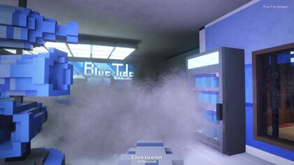 An example of a player that has activated the smokegun