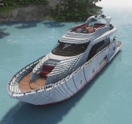 Luxury yacht
