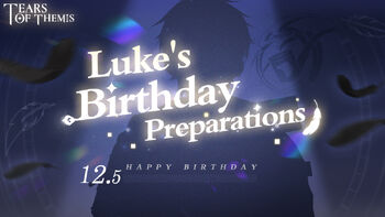 Luke - Birthday Preparations Evento