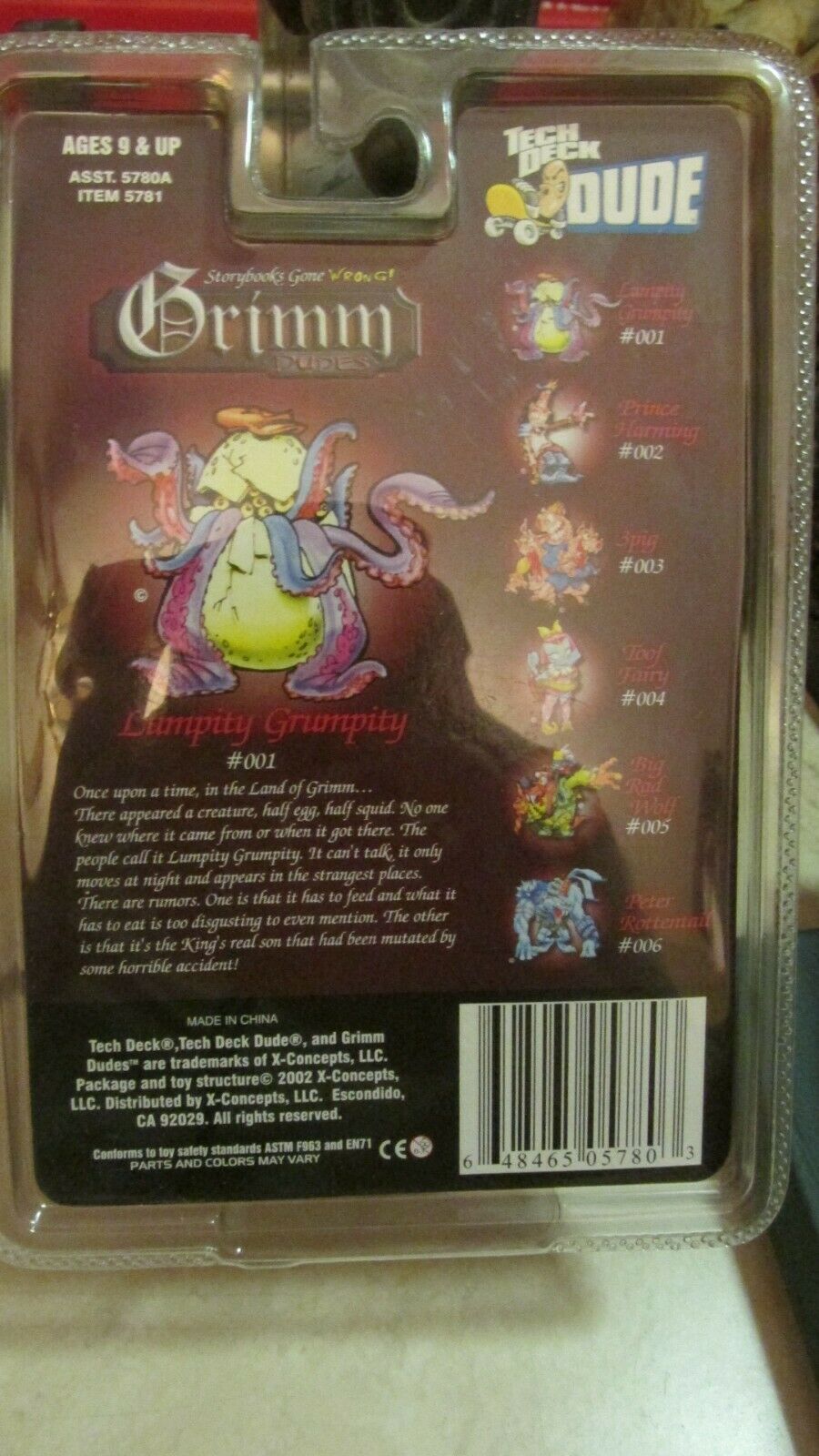 Details about   TECH DECK DUDE Story Book Goes Wrong GRIMM Toof Fairy MIP 