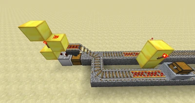 Güter-Entladegleis (Redstone) Animation 2.1.5