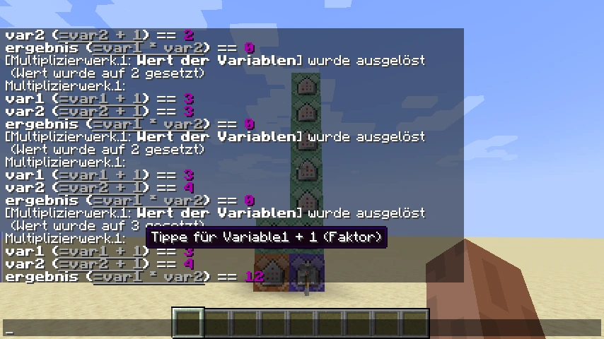 Multiplizierwerk (Befehle) – Minecraft Technik Wiki