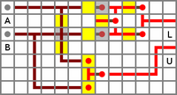 Halbaddierer (Redstone) Schema 2.1