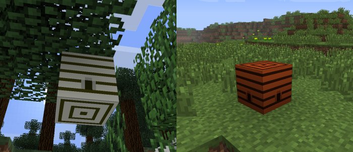 how to get a beehive from the forest wiki