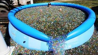 What Happens If You Throw Sodium Bomb in Giant Orbeez Pool?, TechRax Wiki