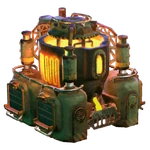 Shielded furnace capable of smelting all ores into ingots.