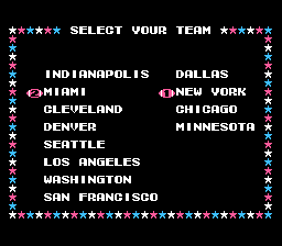 tecmo bowl teams