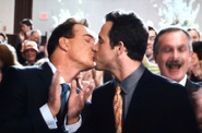 Jared kissing Guy at John and Lori's wedding