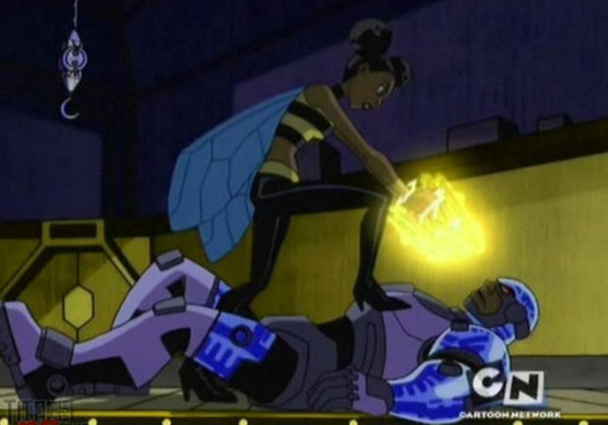 teen titans cyborg and bumblebee