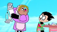 Grandma about to slap some sense into Robin.