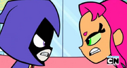 Raven vs Starfire