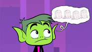 Beast Boy imagines all of the Titans dying.