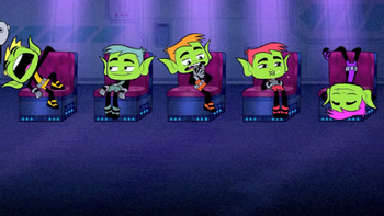 Beast Boy's Emoticlones