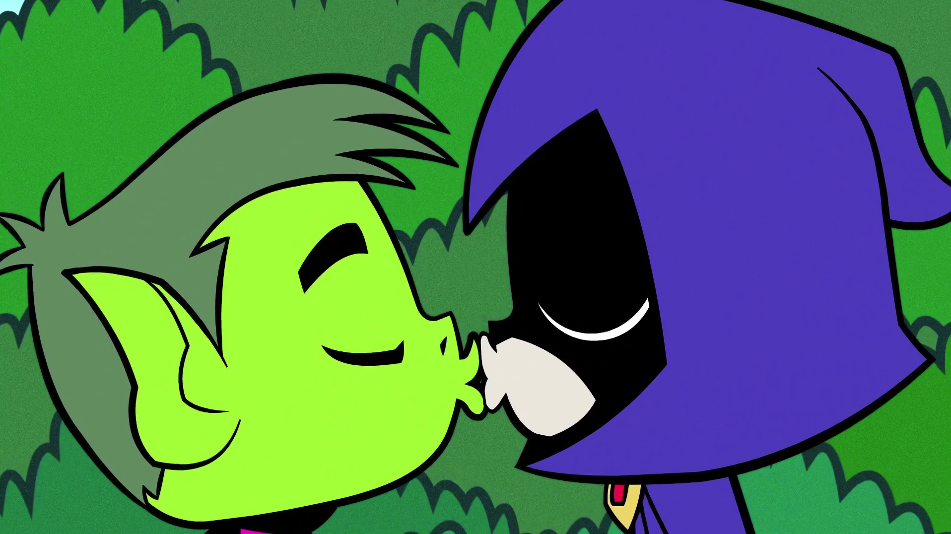 raven and beast boy love