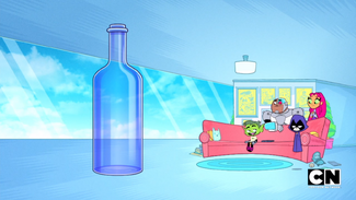 Teen Titans Go!, Tentacled Monster Approaches Stainless Steel Water Bottle