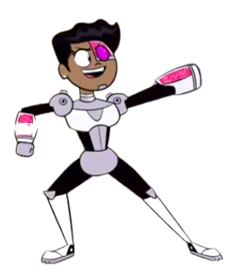 cyborg teen titans go drawing