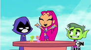 Beast Boy and the other Titans slept well.