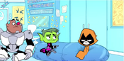 Beast Boy is hesitant, as he likes Orange Raven.